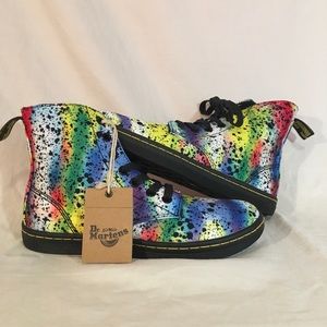 Dr.Martens Paint Splattered Canvas